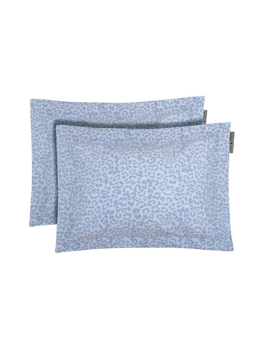 Greenwich Polo Club Σετ Μαξιλαροθήκες Oxford Baby Blue 50x70εκ.