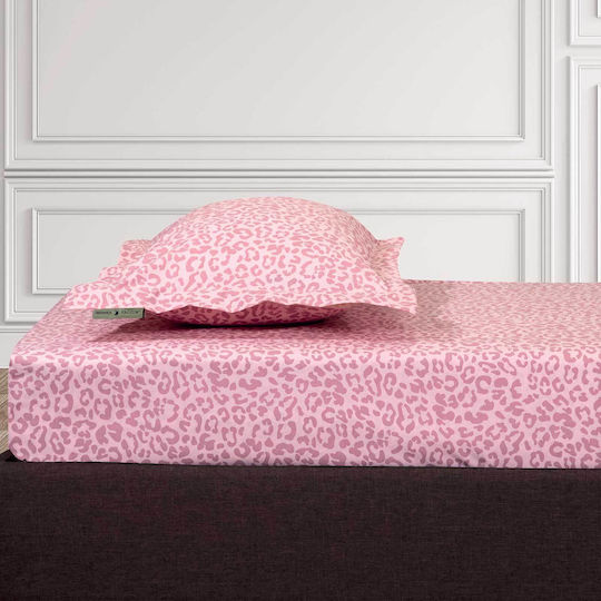 Greenwich Polo Club Чаршаф Кралица с Ластик 160x200+35см. Loft Leopard 2286 Голи