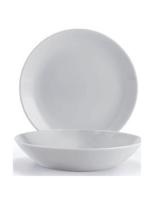 Luminarc Diwali Granit Gray Porcelain Dinnerware Set 18pcs