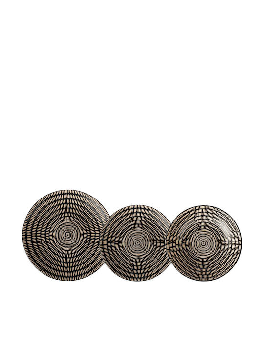 General Trade Alb Ceramică Set de Vase 18buc