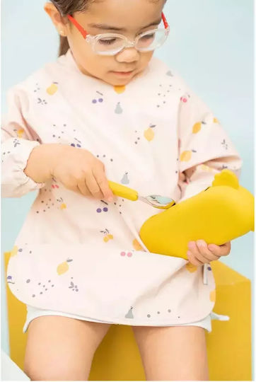 The Cotton Cloud Schutzanzug Stoff mit Tasche & Ärmel Ecru