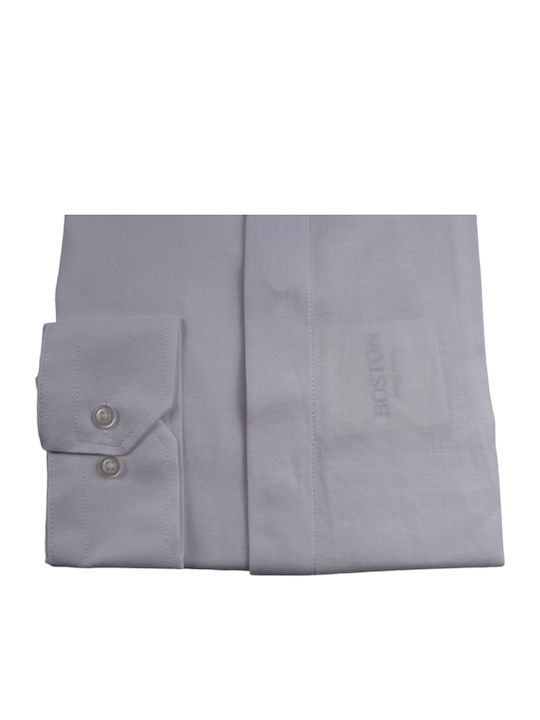 Langärmlig Hemd White