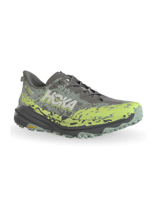 Speedgoat 6 Sport Shoes Running Waterproof with Gore-Tex Membrane Green