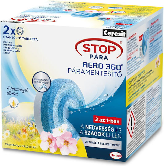 2x Ceresit Absorber Tablette 450g Feldblumen