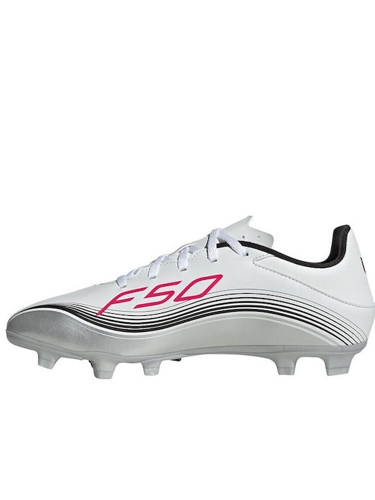adidas F50 Club Messi Football Shoes with Cleats White