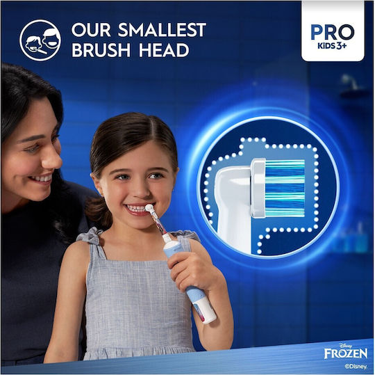 Oral-B Vitality Pro Children's Electric Toothbrush with Chronograph for 3+ Years Frozen with Replacement Heads