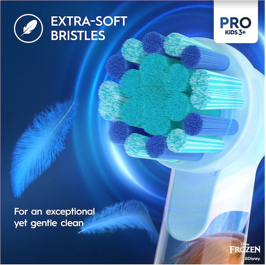 Oral-B Vitality Pro Children's Electric Toothbrush with Chronograph for 3+ Years Frozen with Replacement Heads