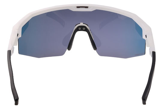R2 Γυαλιά Ποδηλασίας με Λευκό Σκελετό και Polarized Φακούς