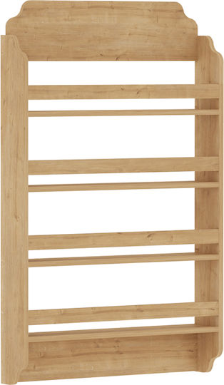 Kids Wall Shelving Unit 80x15x132cm