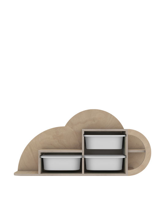 Kids Wall Mount Shelf 98x22.5x48.5 cm
