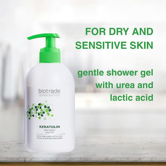 Biotrade Keratolin Gel de Duș cu AHA pentru Exfoliere 400ml