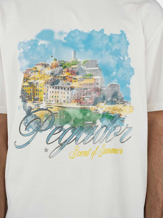 T-shirt Washed Unbleached