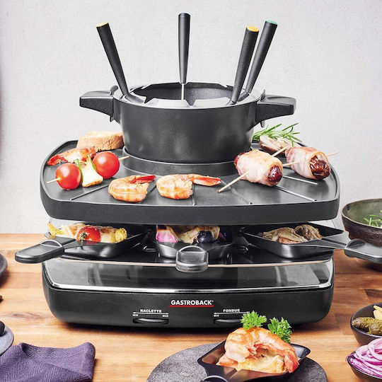 Set Raclette Fondue Gastroback 42567 Familie Prieteni