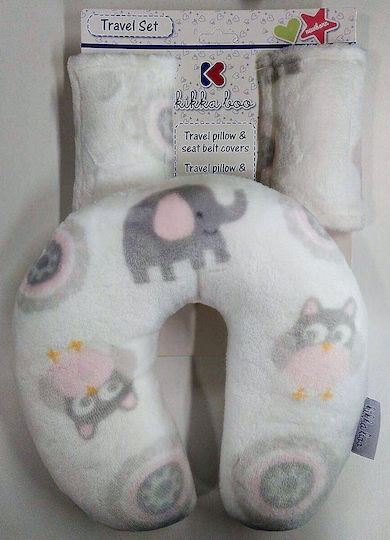 Kikka Boo Pernă de călătorie pentru copii Roz Owls