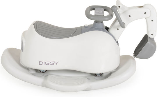 Moni Diggy Car Ride On White