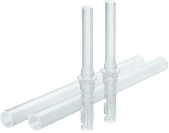 Nuk Silicone Baby Replacement Straw Flexi Cup for 24+ months 2pcs Transparent 10.255.562