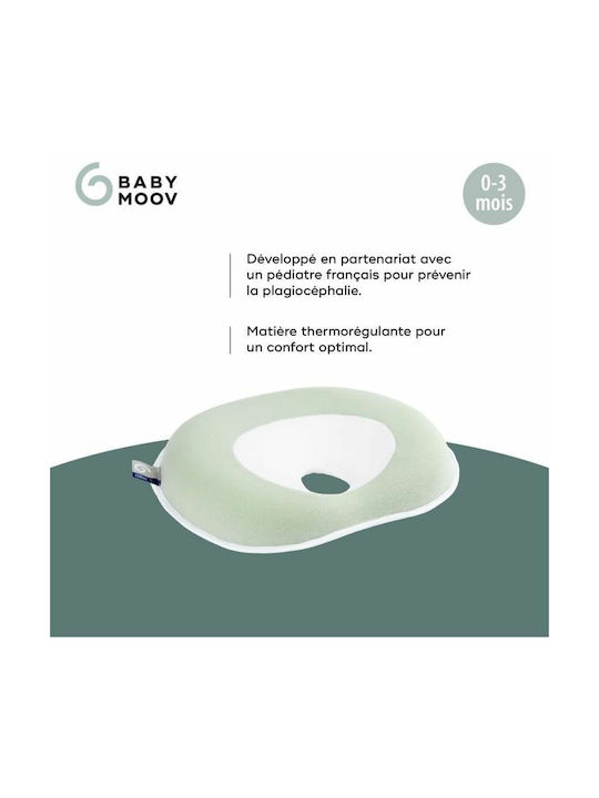 Babymoov Βρεφικό Μαξιλάρι Πλαγιοκεφαλίας Fresh Sage Green