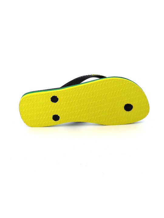 Brasil Layers Men's Flip Flops Black
