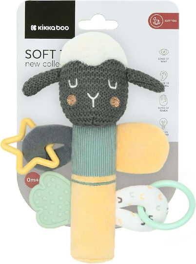 Kikka Boo Дрънкалка със зъбен ринг Sleepy Sheep за 0++ Месеца