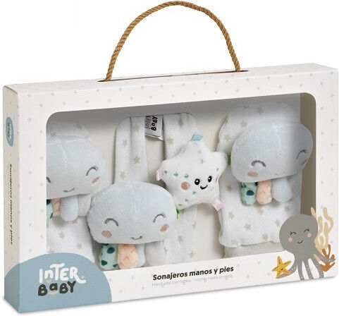 Interbaby Set Rasseln / Armbänder