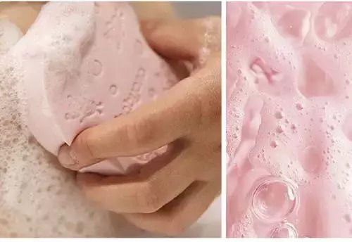 Babyono Baby-Badeschwamm Pink 1Stück
