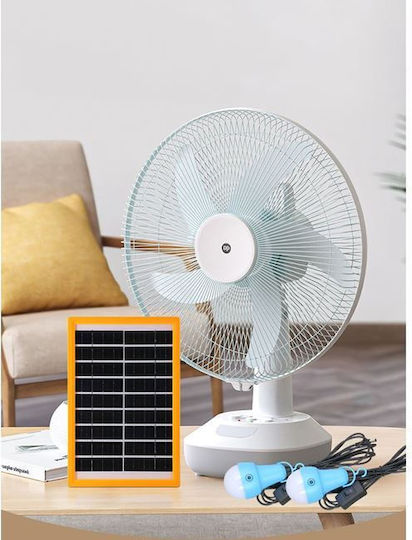 Rechargeable Solar Fan 16''