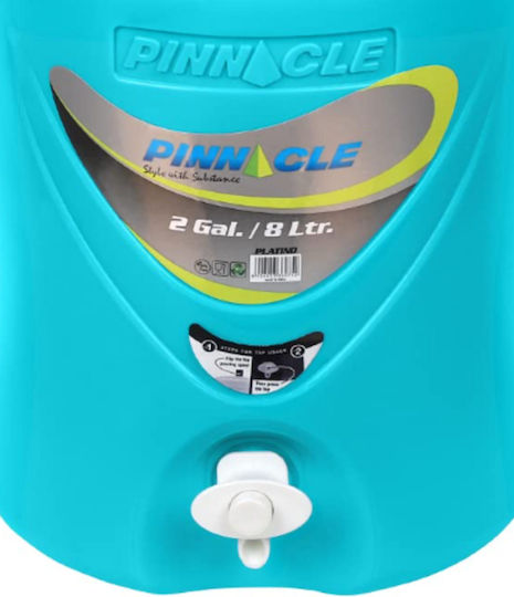 Pinnacle Platino Μπουκάλι Θερμός 8lt Μπλε, Τυρκουάζ