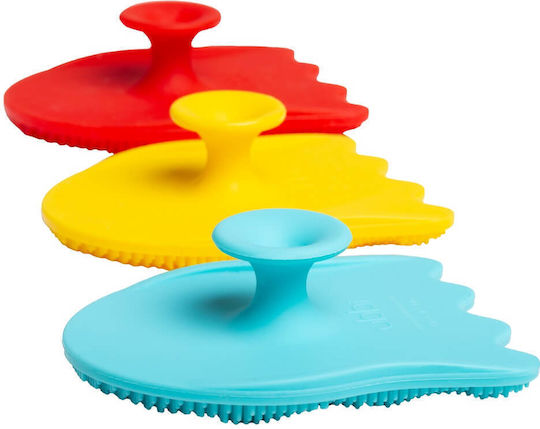 Ubbi Bureți de baie pentru bebeluși Ubbi Jellyfish Silicone 3buc