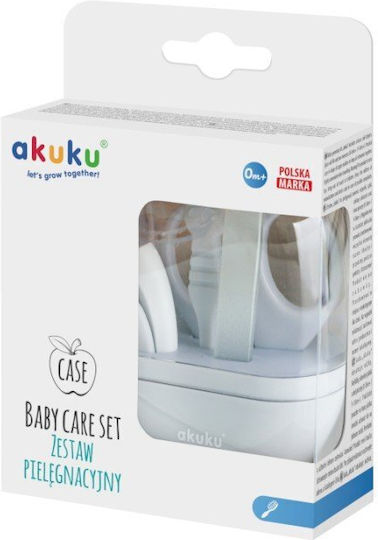 Akuku Комплекти за Грижа за Ноктите на Бебето Grey 4бр