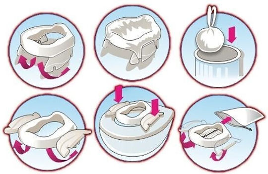 Baby Wise Potty Refill Bags Transparent 20 Pieces