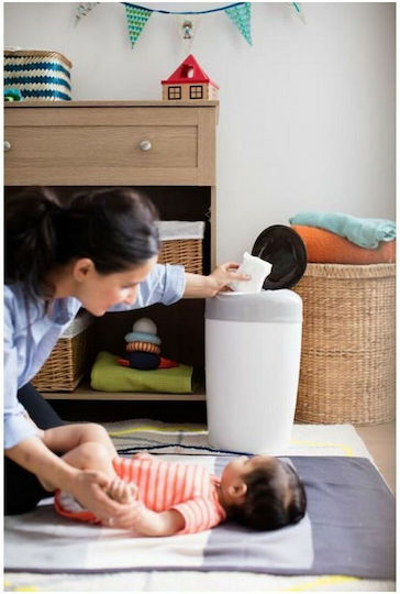 Tommee Tippee Simplee Coș De Gunoi Pentru Păpuși Alb 7 Bucăți