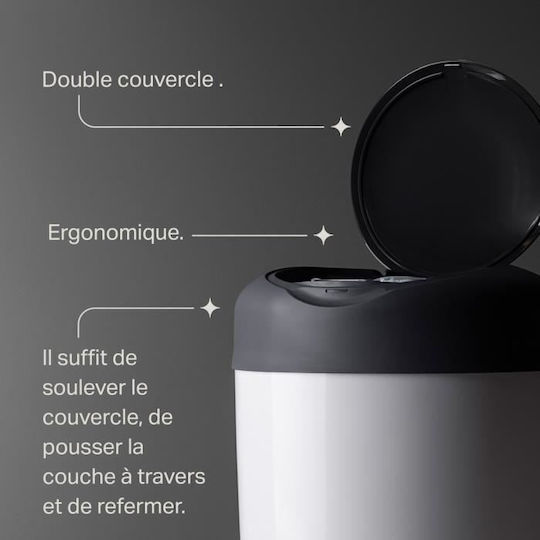 Tommee Tippee Simplee Coș De Gunoi Pentru Păpuși Alb 7 Bucăți