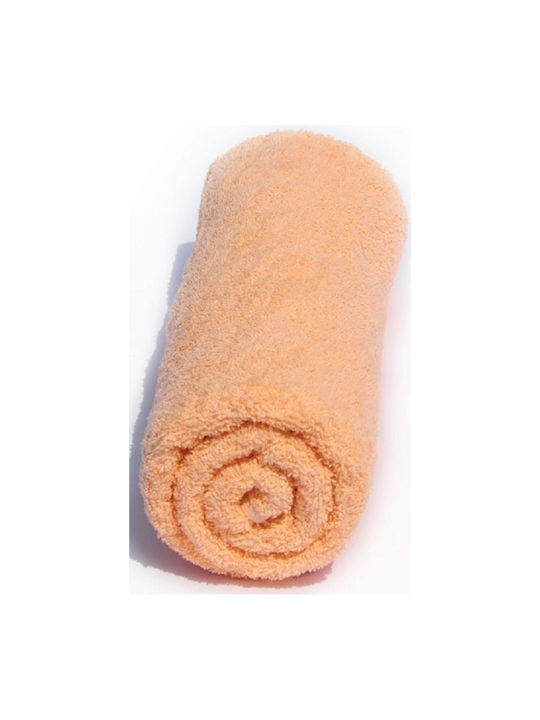 Carbotex Βρεφική Πετσέτα Σώματος Peach 70x140cm Βάρους 500gr/m²