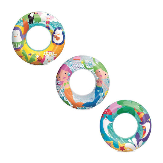 Bestway 36113 Penguin Beach Swimming Ring Kids Sea Adventures