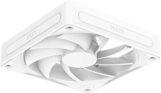 NZXT F120Q Case Fan 1700rpm 74.26cfm Without LED Lighting And 4-Pin PWM Connection White
