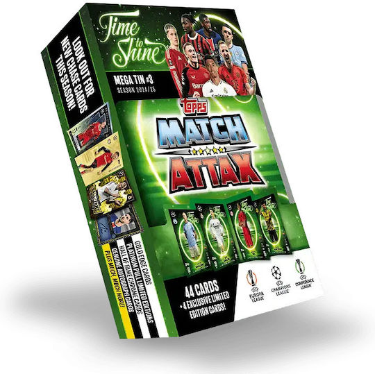 Topps Match Attax Ucc 2024-25 Cards Mega Tin #3 48 Cards