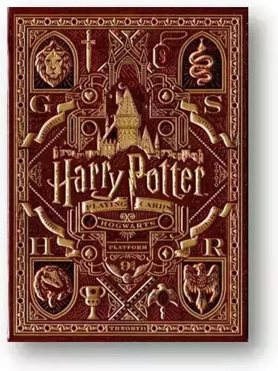 Theory11 Harry Potter Τράπουλα Harry Potter Πλαστική για Poker Κόκκινη Red (Gryffindor)