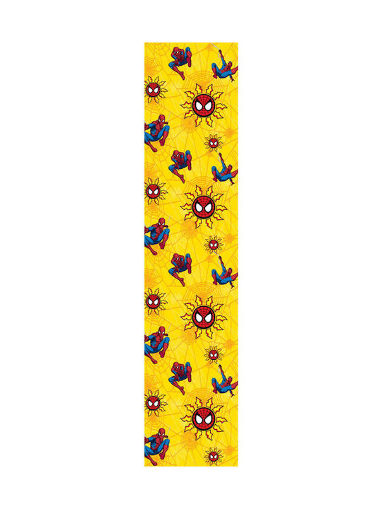 Disney Παιδική Κουρτίνα Spiderman με Τρέσα Κίτρινη 140x290εκ.