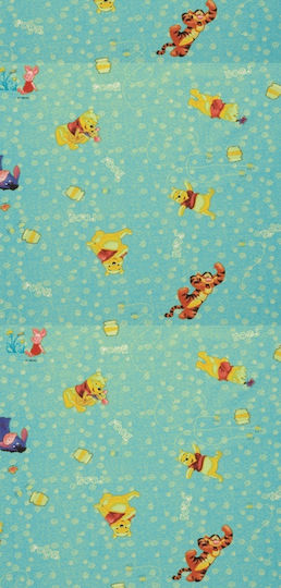 Disney Kids Tab Top Curtain Disney Sweetcord Green 140x290cm