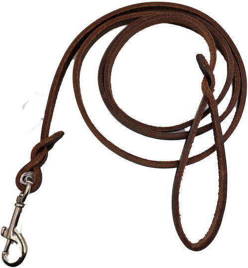 ByLeather Λουρί/Οδηγός Σκύλου Δερμάτινο σε Καφέ χρώμα