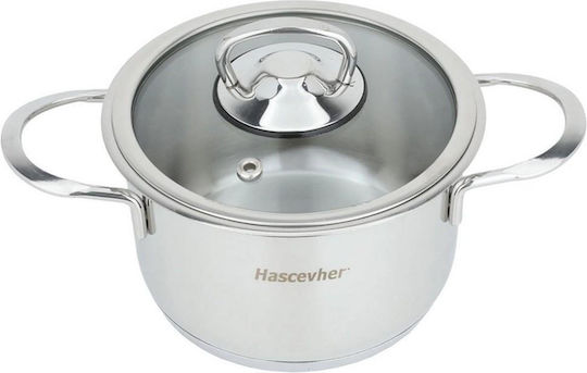 Tiefer Edelstahl-Topf 1.5Es / 14cm