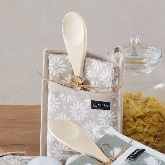 Kentia Loft Mestolo 242 Set Pot Holder Fabric Beige 3pcs