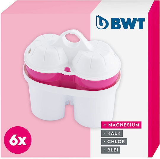 BWT Ersatz-Wasserfilter für Kanne Longlife 6Stück