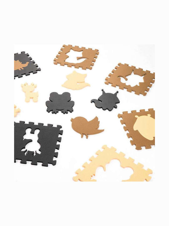 Kruzzel Interactive Floor Puzzle with Animals 9 Pieces