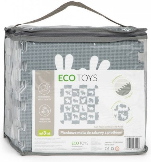Ecotoys Puzzle de podea educativ pentru copii Covor-Puzzle Educațional 36buc