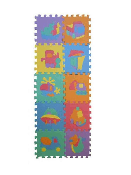 Zita Toys Διαδραστικό Παζλ Δαπέδου 10τμχ