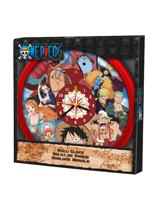 One Piece Wanduhr