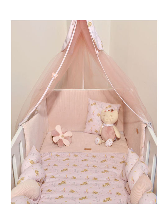 Baby Oliver Bettdecke Für Krippe Baumwolle Rosa Rosa 100x140cm
