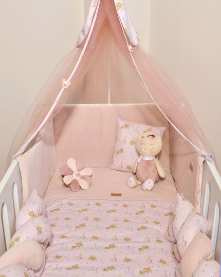 Baby Oliver Bettdecke Für Krippe Baumwolle Rosa Rosa 100x140cm