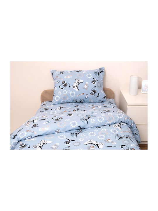Viopros Duvet Crib Cotton Blue BLUE 120x160cm
